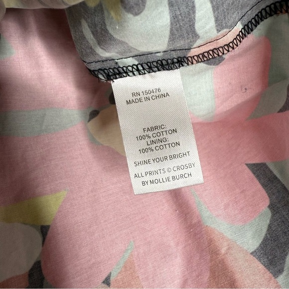 Crosby by Mollie Burch Remy Puff Sleeve Blouse Woodlands Floral Size XS - Picture 4 of 6